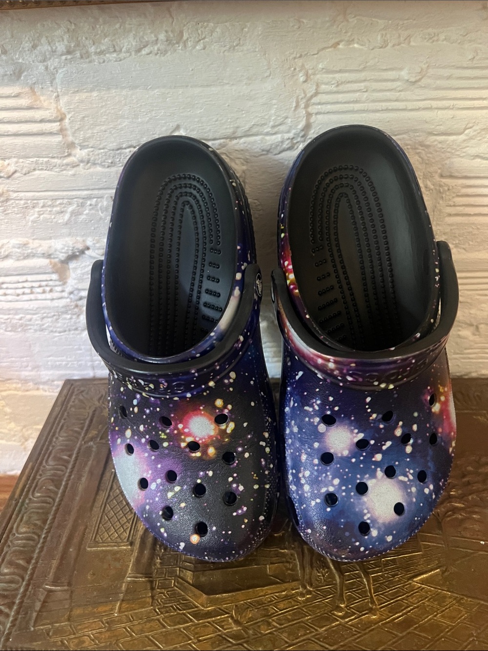 Galaxy Print Crocs